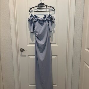 Elegant Off-Shoulder Ruffle Dress